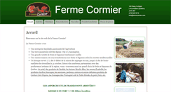 Desktop Screenshot of fermecormier.com